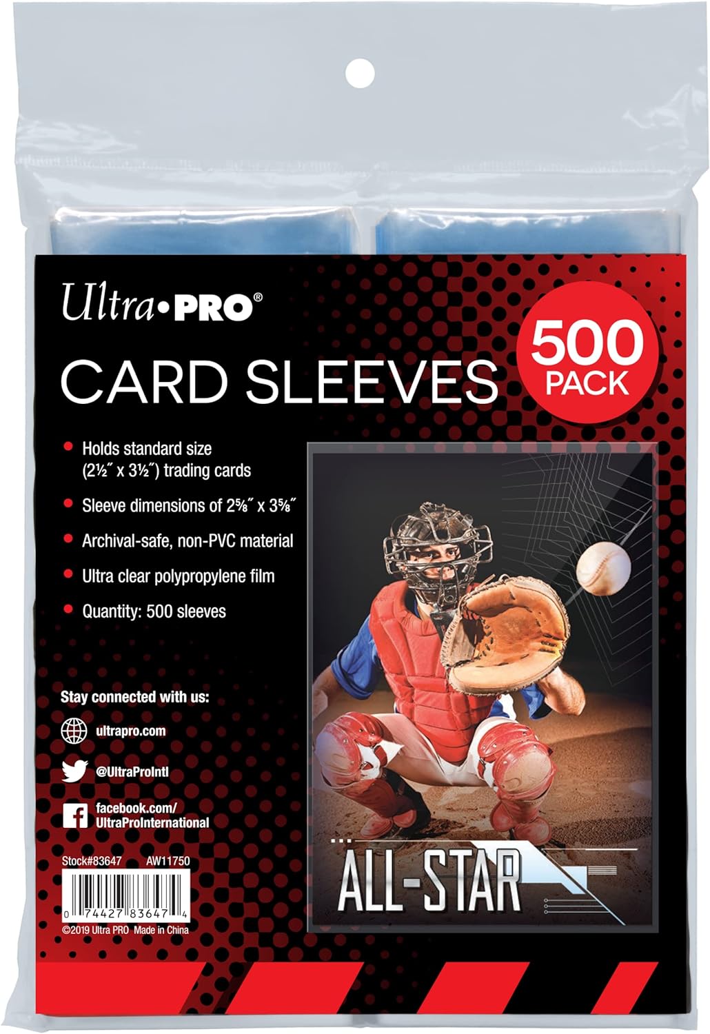 ultra pro card sleeves 500 pack Ultra Pro Penny Sleeves (500 Ct) – CollectHits