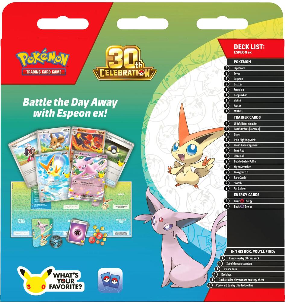 30th Celebration Battle Deck [Espeon ex] - ME: 30th Celebration