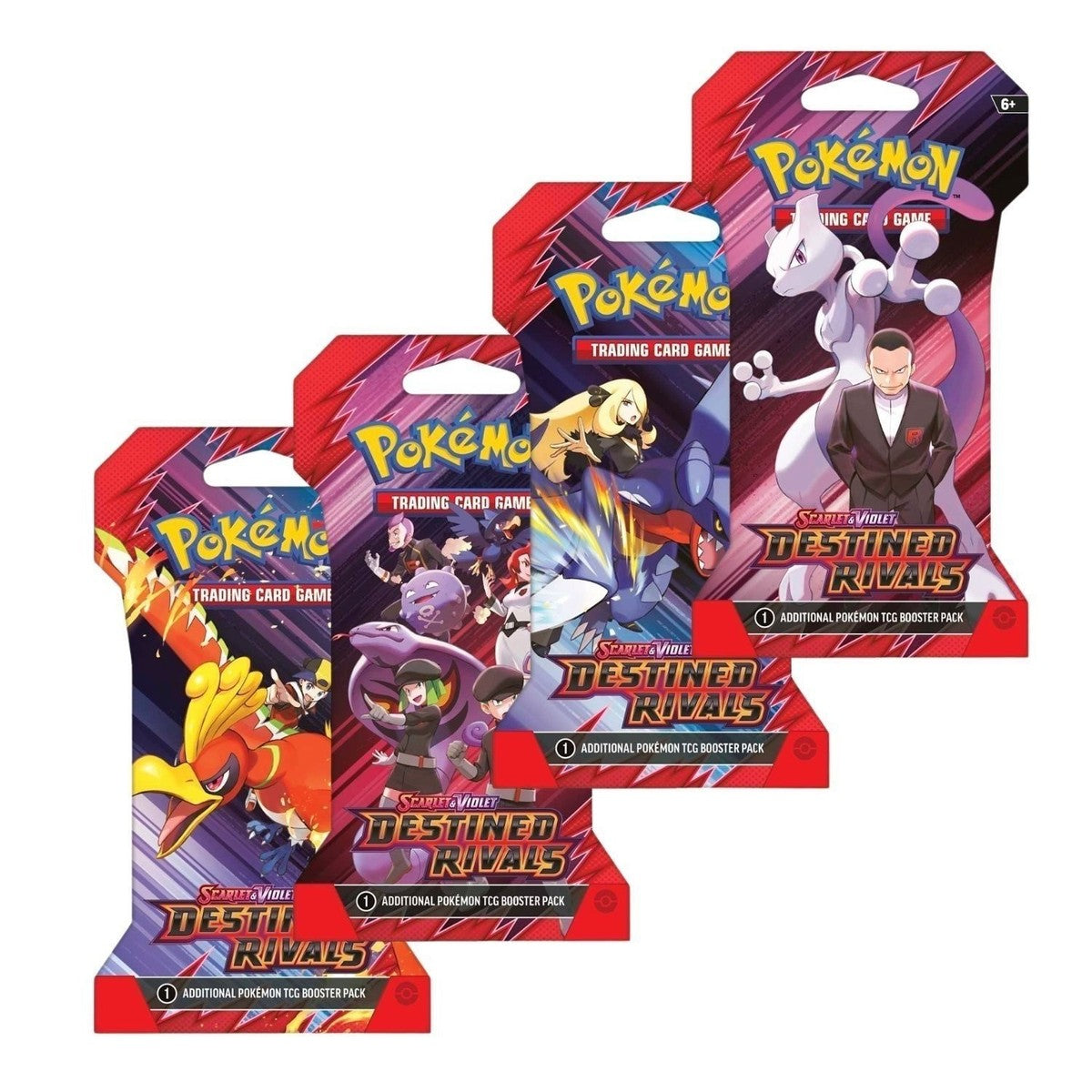 Pokemon Destined Rivals Art Set (4 Sleeved Booster Packs)