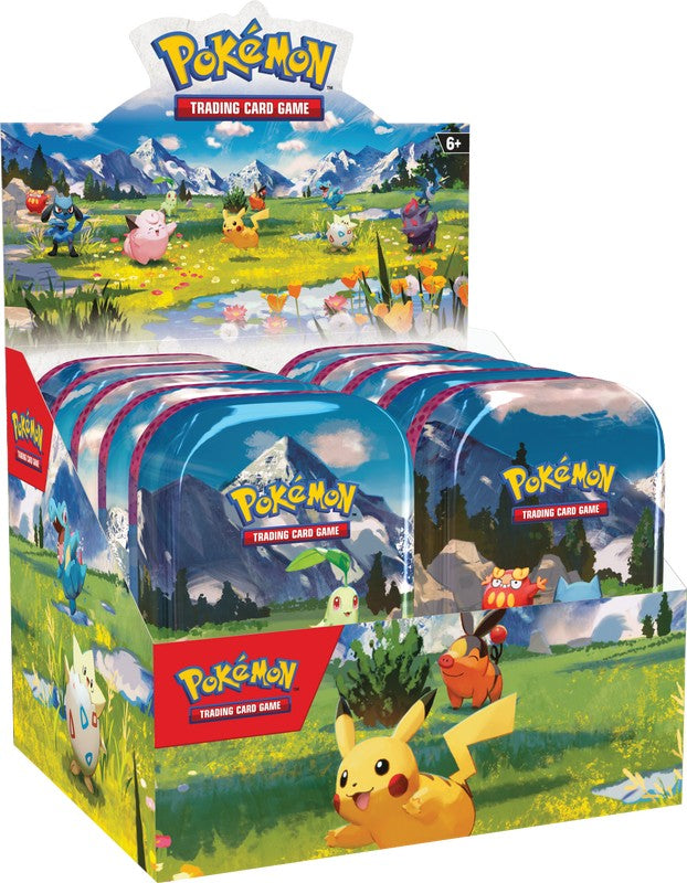 Pokemon Mega Evolutions Ascended Heroes Mini Tin display - Release Date: 02/20/2026