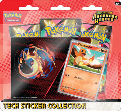 Pokemon Mega Evolutions Ascended Heroes Tech Sticker Collection - Release Date: 01/30/2026