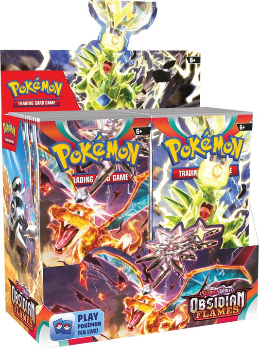 Pokemon Scarlet and Violet 3 Obsidian Flames Booster