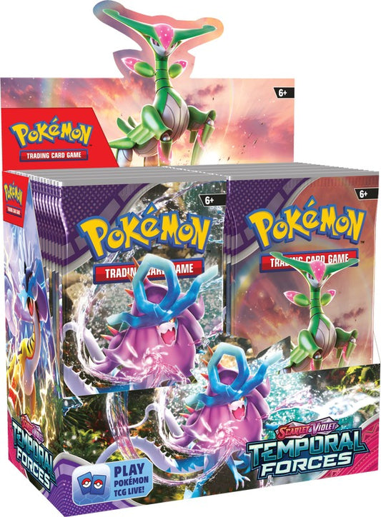 Pokemon Scarlet and Violet 5 Temporal Forces Booster