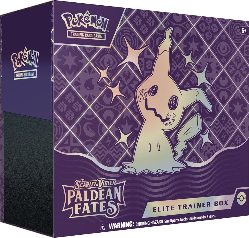 Pokemon Scarlet and Violet 4.5 Paldean Fates Elite Trainer