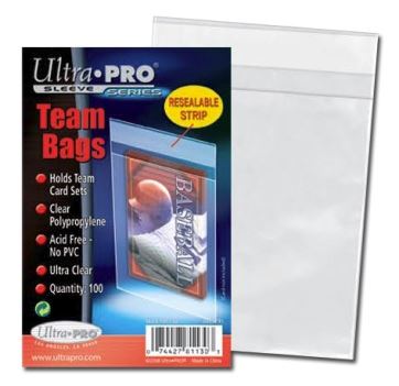 Ultrapro Resealable Team Bags (100 Pk)